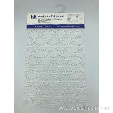 Knitted Flow Mark Fabric 290GSM P/SP Jacquard Fabrics